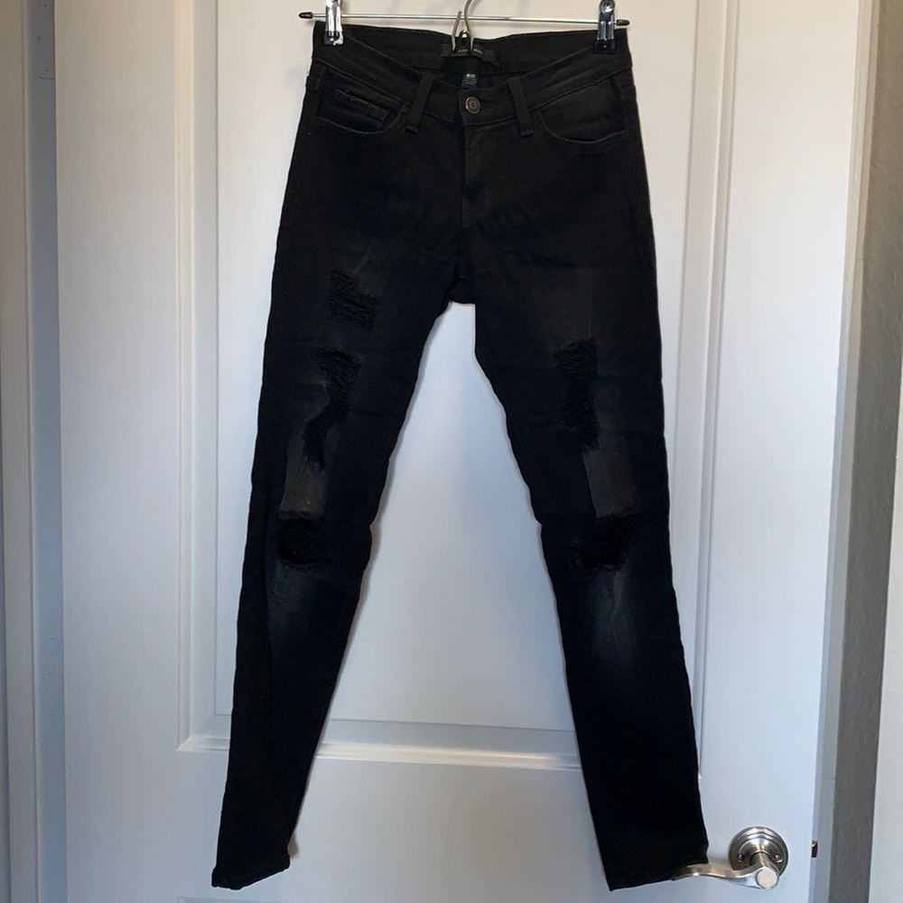 Flying monkey ripped black jeans - size 26